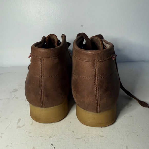 Clarks Originals Wallabee Brown Leather Crepe Sole Moccasin Boot Shoes Mens 12 main image 7